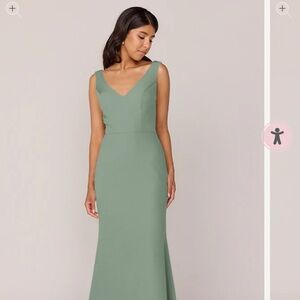 Revelry Sage Green V-Neck Maxi Dress